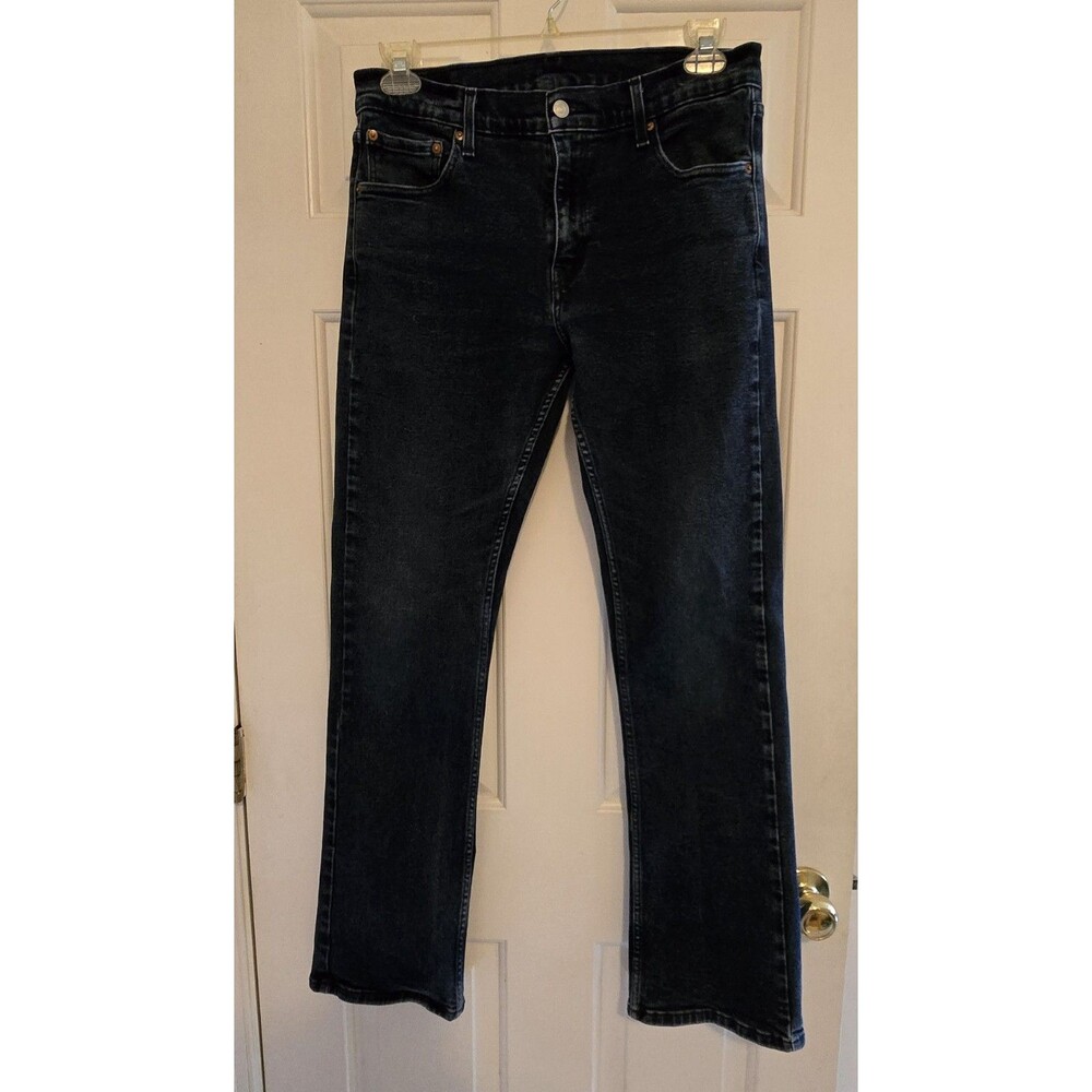 Levi's 527 Jeans Mens Slim W33 L32 Bootcut Denim Dark Wash Cowboy Western EUC